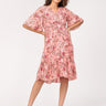 Fairy Tale Floral Maternity and Nursing Dress - DRS-FRTL-S