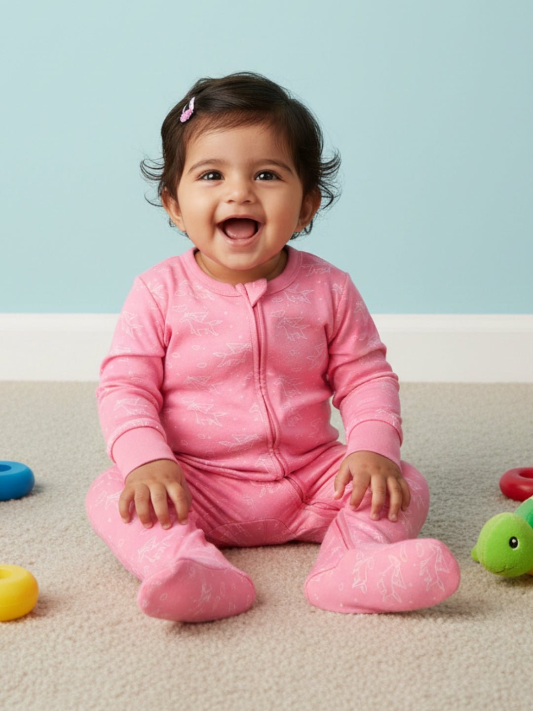 Fairyland Infant Zipper Romper - Preemie Baby Romper