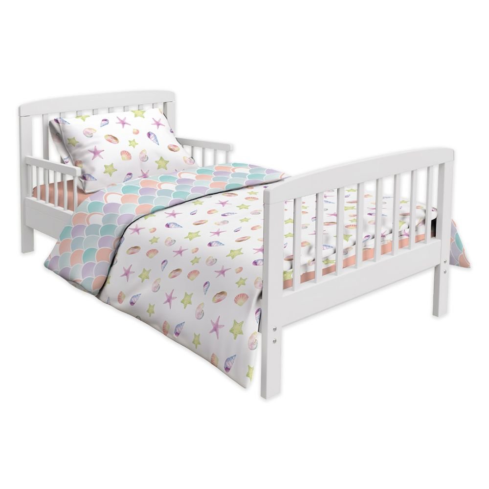 Fancy Fluff 5 Pc Organic Cotton Baby Comforter Set - Sea Fantasy - FF - SF - BCS - 04