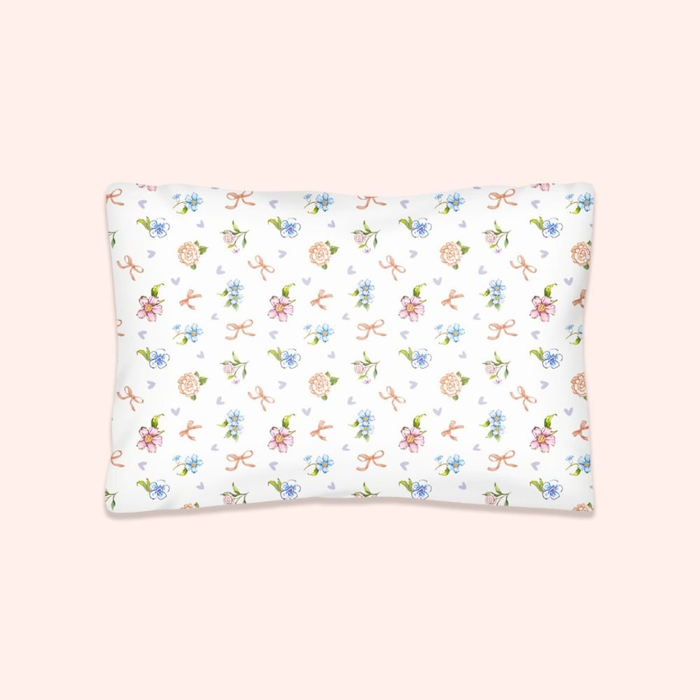 Fancy Fluff 5 Pc Organic Cotton Toddler Comforter Set - Heirloom - FF - HL - TCS - 05