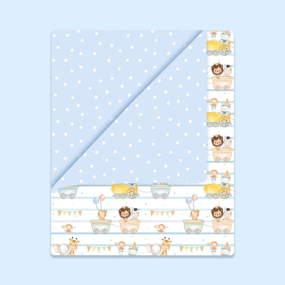 Fancy Fluff 5 Pc Organic Cotton Toddler Comforter Set - Joy Ride - FF - JR - TCS - 03