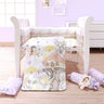 Fancy Fluff 7 Pc Organic Baby Cot Bedding Set- Pixie Dust - FF-PX-FCS-04