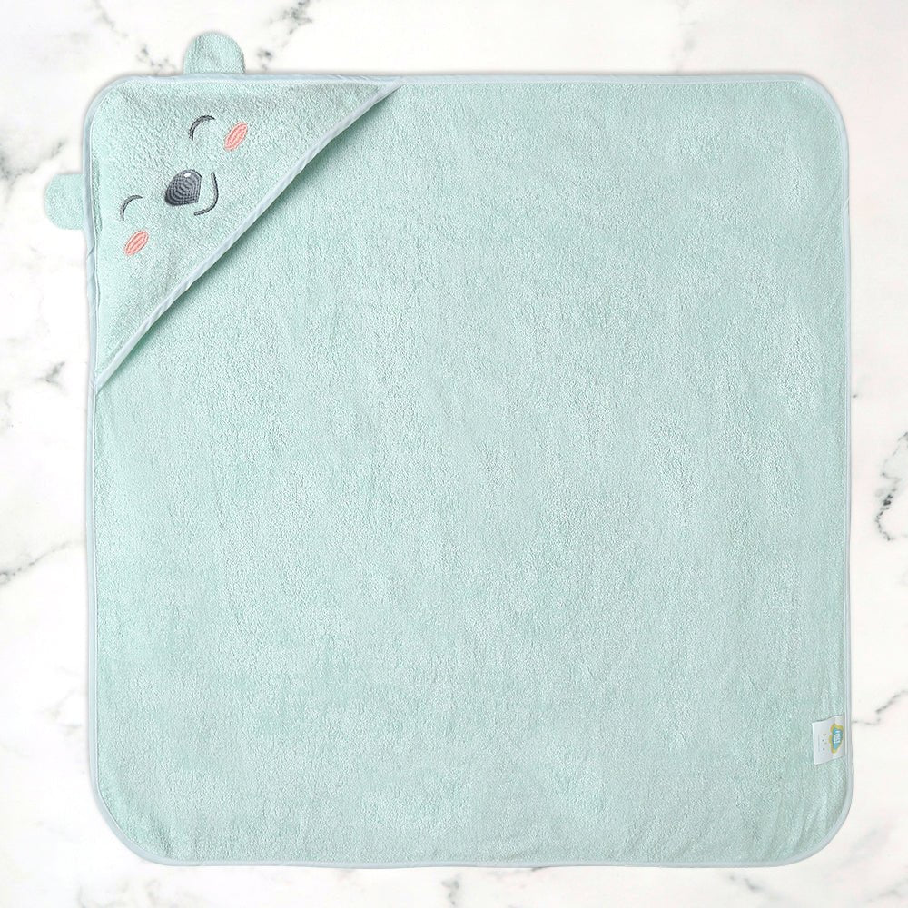 Fancy Fluff Bamboo Cotton Baby Hooded Towel - BEAR - FF - BR - BHT - 09