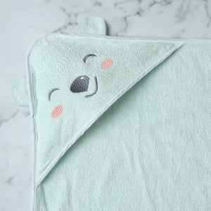 Fancy Fluff Bamboo Cotton Baby Hooded Towel - BEAR - FF - BR - BHT - 09