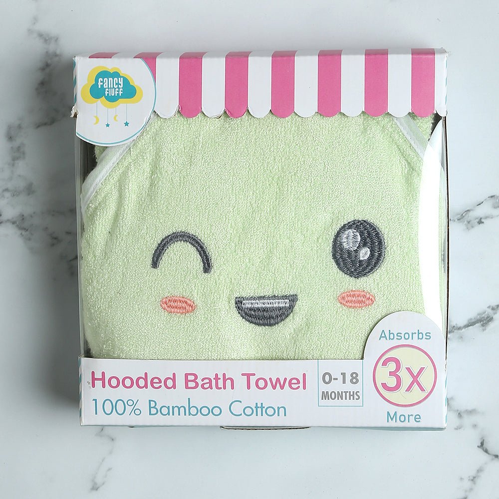 Fancy Fluff Bamboo Cotton Baby Hooded Towel - DINO - FF - DN - BHT - 07