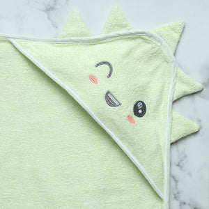 Fancy Fluff Bamboo Cotton Baby Hooded Towel - DINO - FF - DN - BHT - 07