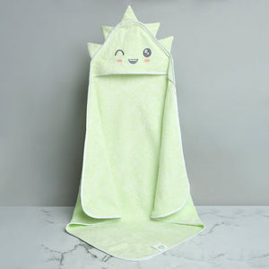 Fancy Fluff Bamboo Cotton Baby Hooded Towel - DINO - FF - DN - BHT - 07
