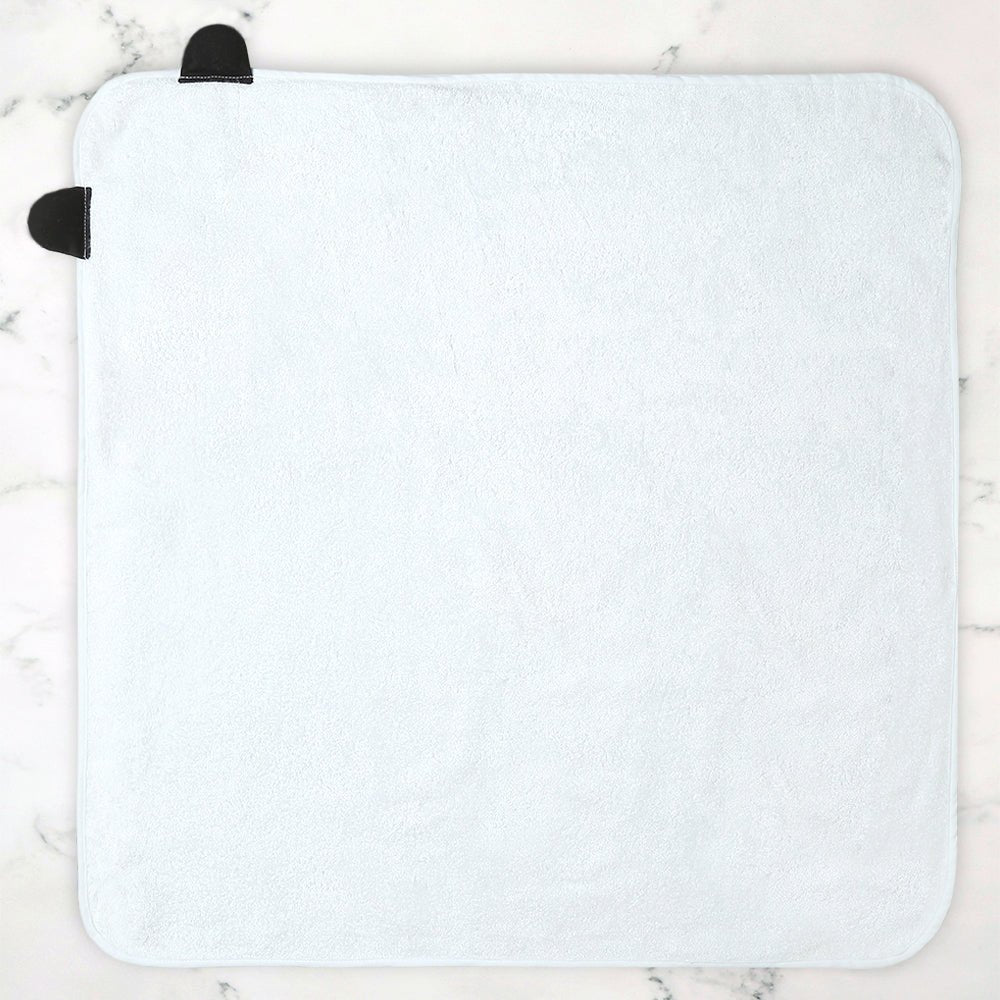 Fancy Fluff Bamboo Cotton Baby Hooded Towel - PANDA - FF - PD - BHT - 10