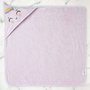 Fancy Fluff Bamboo Cotton Baby Hooded Towel - UNICORN - FF - UN - BHT - 08