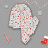 Fancy Fluff Christmas Cotton Night Suit - Ho Ho Ho - 6 - 12M Clothing Set