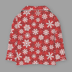 Fancy Fluff Christmas Cotton Night Suit - Let it Snow - 6 - 12M Clothing Set