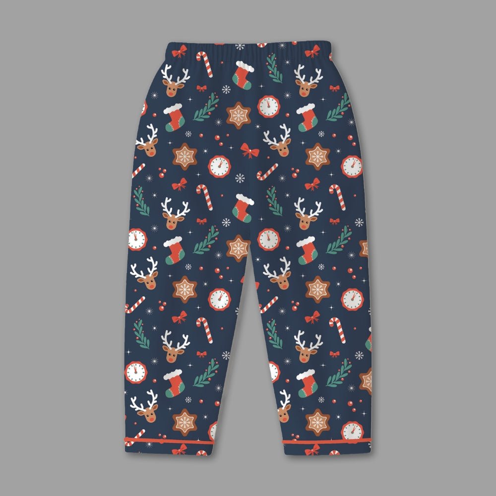 Fancy Fluff Christmas Cotton Night Suit - Santas Elf - 6 - 12M Clothing Set