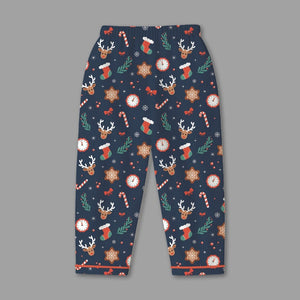 Fancy Fluff Christmas Cotton Night Suit - Santas Elf - 6 - 12M Clothing Set