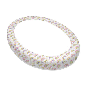 Fancy Fluff Fitted Sheet - Stokke Sleepi Bed Mini - Rainbow Dreams - FF - RD - SMI - 02