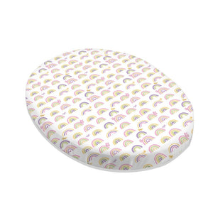 Fancy Fluff Fitted Sheet - Stokke Sleepi Bed Mini - Rainbow Dreams - FF - RD - SMI - 02