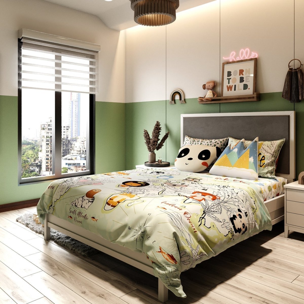 Fancy Fluff Kids Double Comforter- Animal Planet - FF-AP-DCT-02
