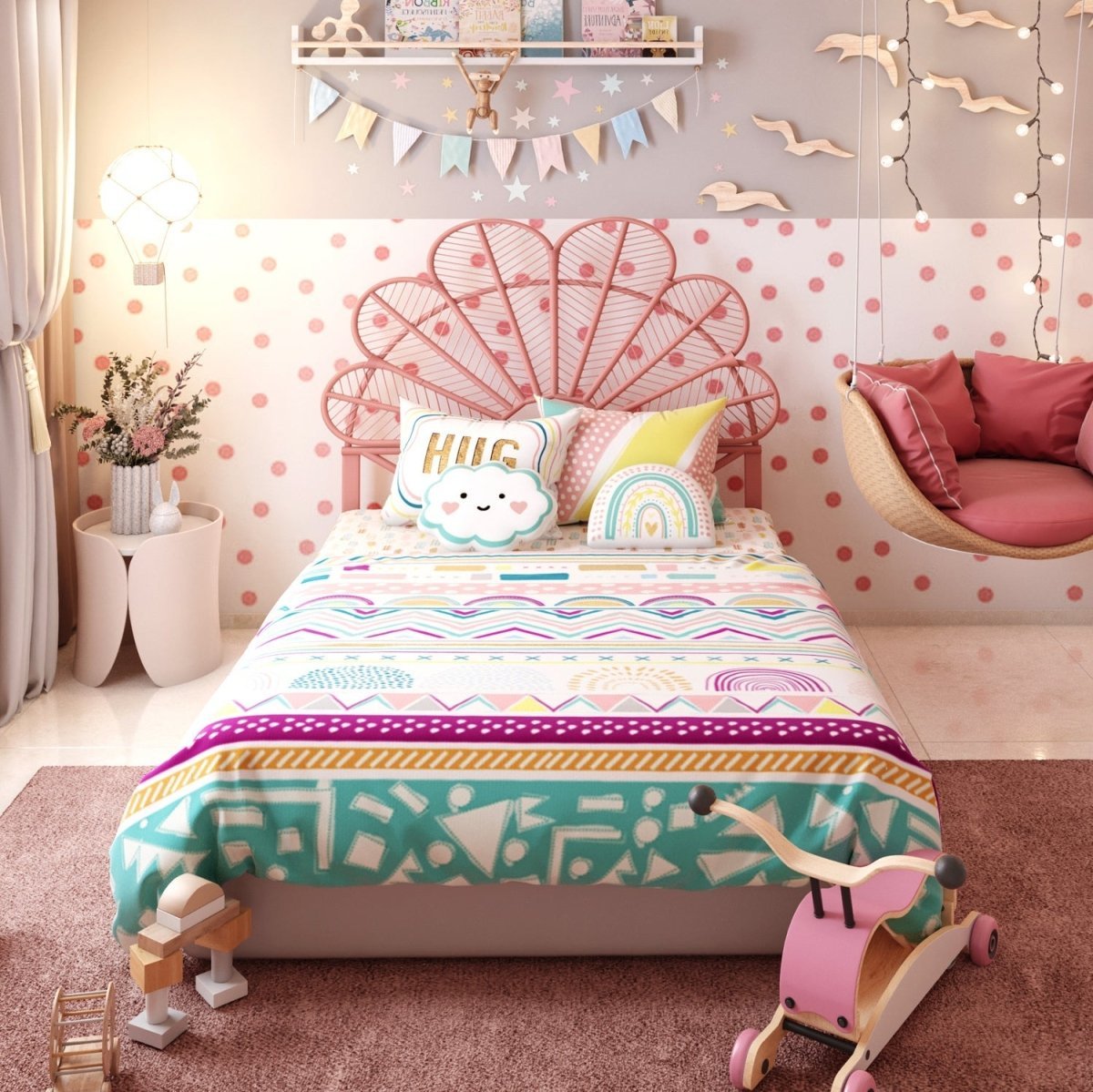 Fancy Fluff Kids Double Comforter- Boho Vibes - FF-BV-DCT-04