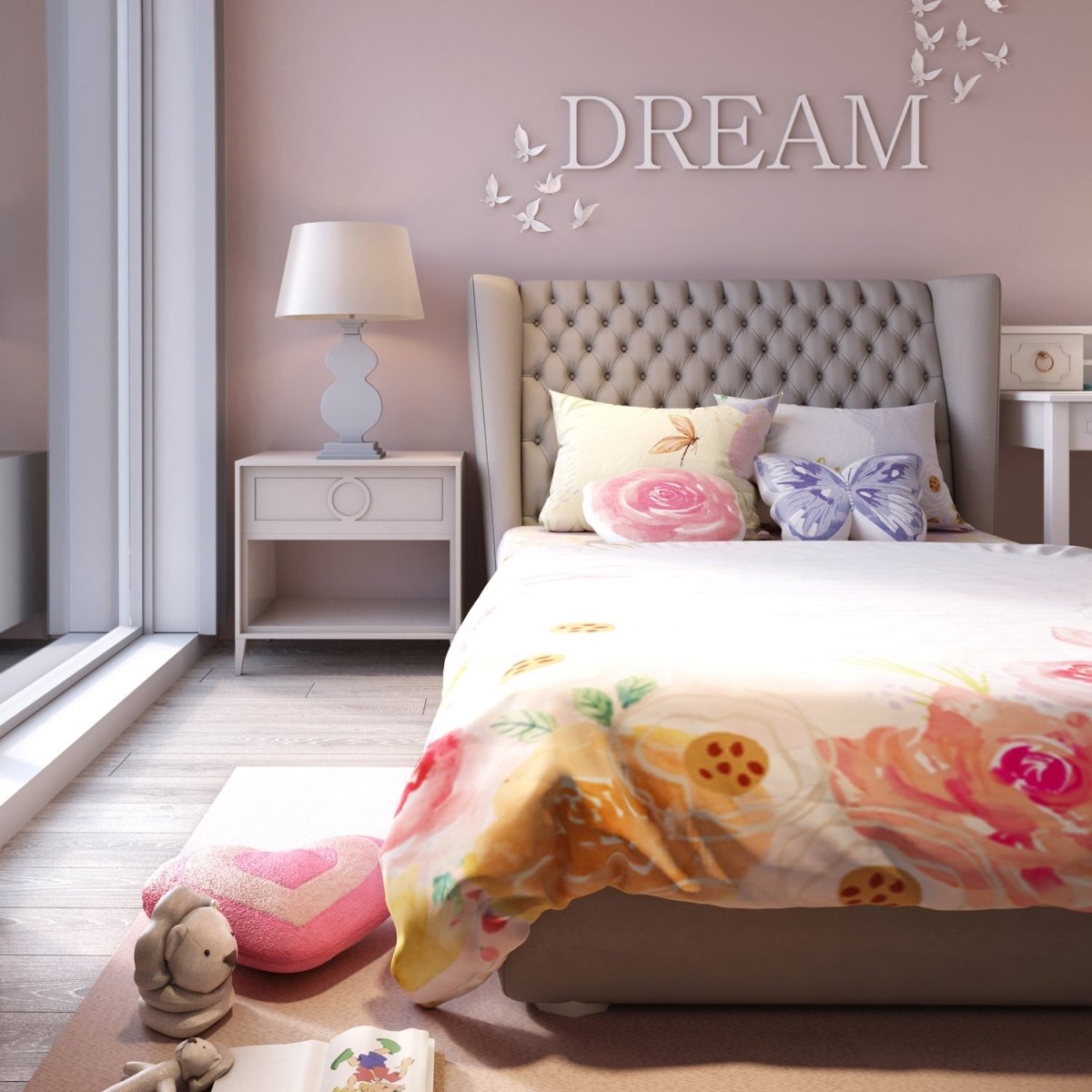 Fancy Fluff Kids Double Comforter- Secret Garden - FF-SG-DCT-03
