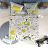 Fancy Fluff Kids Double Full Bed Set- Doodle Land - FF-DL-DBB-01