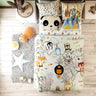 Fancy Fluff Kids Single Bedsheet Set- Animal Planet - FF-AP-SBD-02