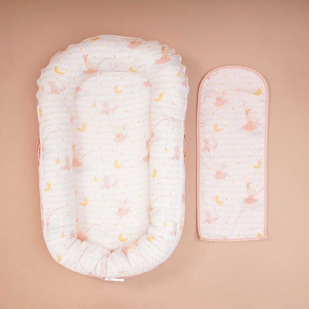 Fancy Fluff Organic Baby Cocoon- Day Dream - FF-DM-BCN-02