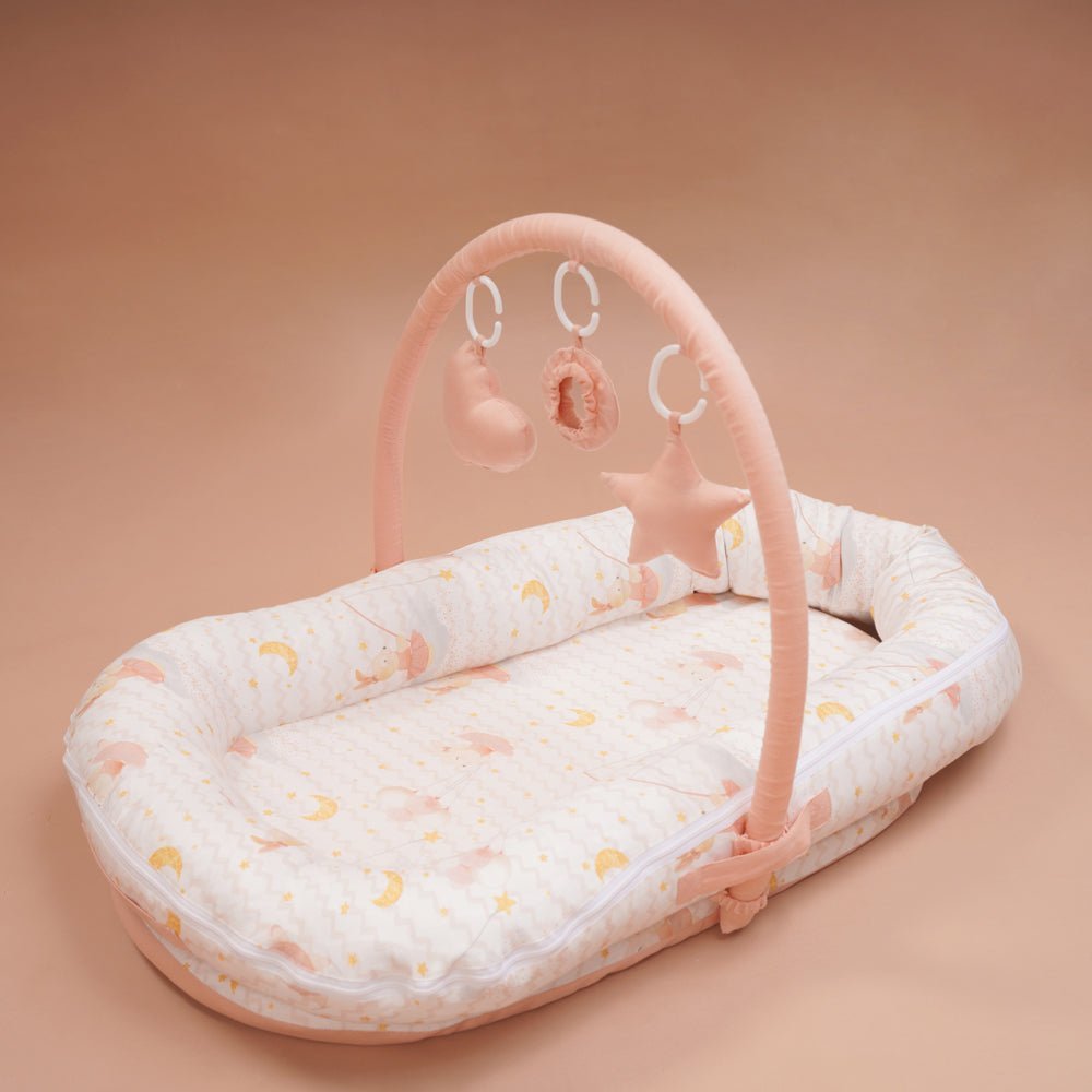 Fancy Fluff Organic Baby Cocoon- Day Dream - FF-DM-BCN-02