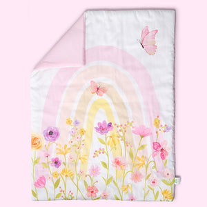 Fancy Fluff Organic Baby Comforter - Rainbow Dreams - FF - RD - BMC - 02
