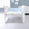 Fancy Fluff Organic Cot Half Bumper- Nova - FF-NV-BCB-03