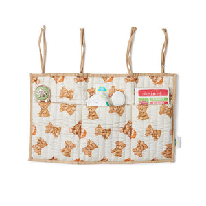 Fancy Fluff Organic Crib Organiser - Cuddle Bear - FF - CB - QCO - 01