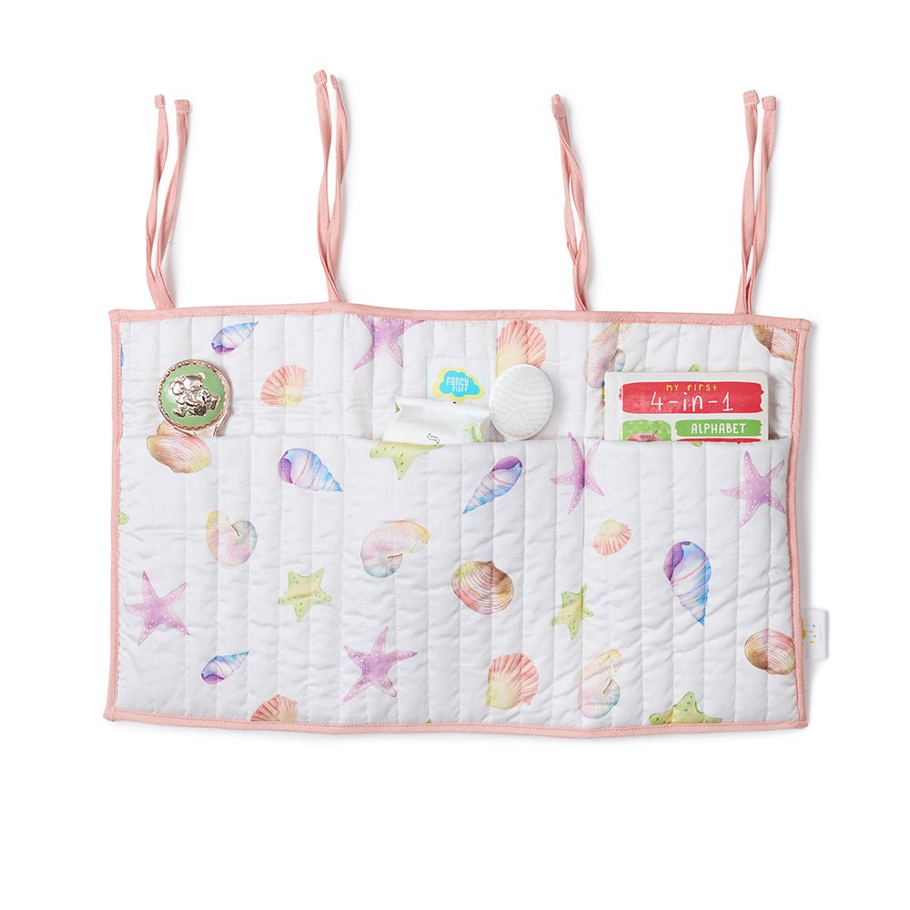 Fancy Fluff Organic Crib Organiser - Sea Fantasy - FF - SF - QCO - 04