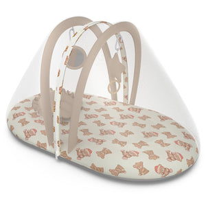 Fancy Fluff Organic Mosquito Net Set - Cuddle Bear - FF - CB - MNS - 01