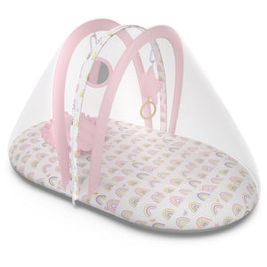 Fancy Fluff Organic Mosquito Net Set - Rainbow Dreams - FF - RD - MNS - 02