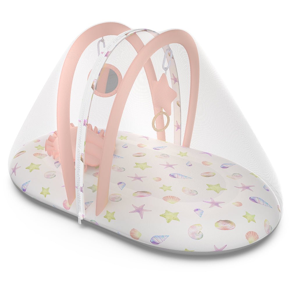 Fancy Fluff Organic Mosquito Net Set - Sea Fantasy - FF - SF - MNS - 04