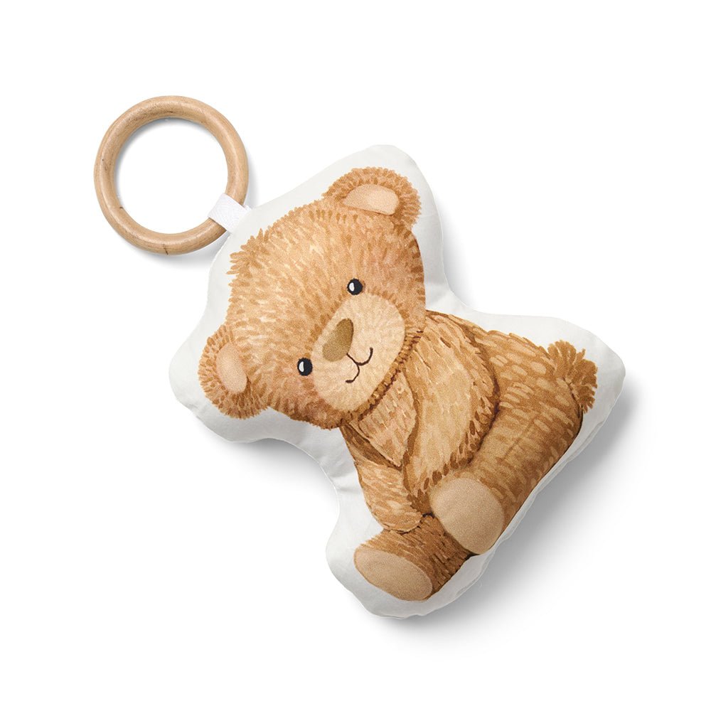 Fancy Fluff Organic Shape Cushion - Cuddle Bear - FF - CB - TOY - 01