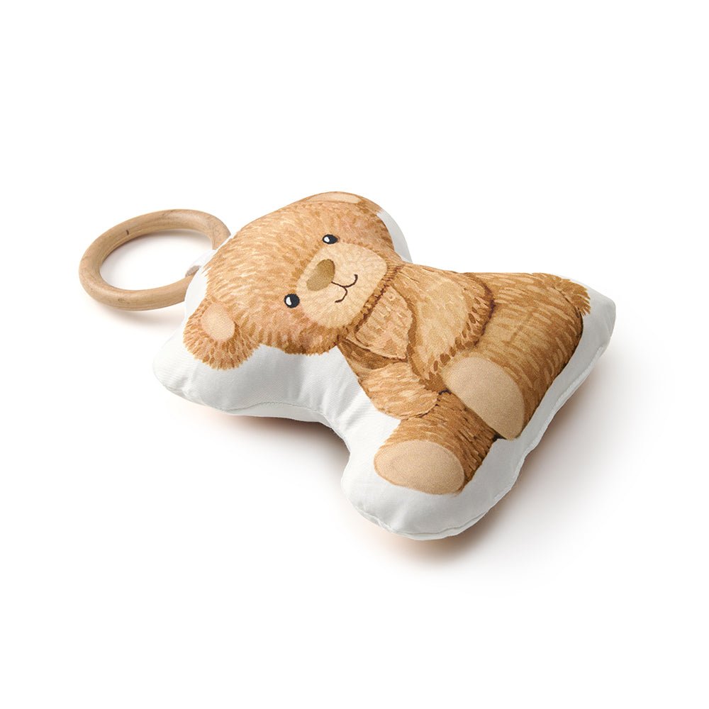 Fancy Fluff Organic Shape Cushion - Cuddle Bear - FF - CB - TOY - 01