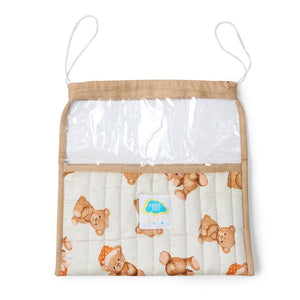 Fancy Fluff Organic Shoe Bag - Cuddle Bear - FF - CB - QSK - 01