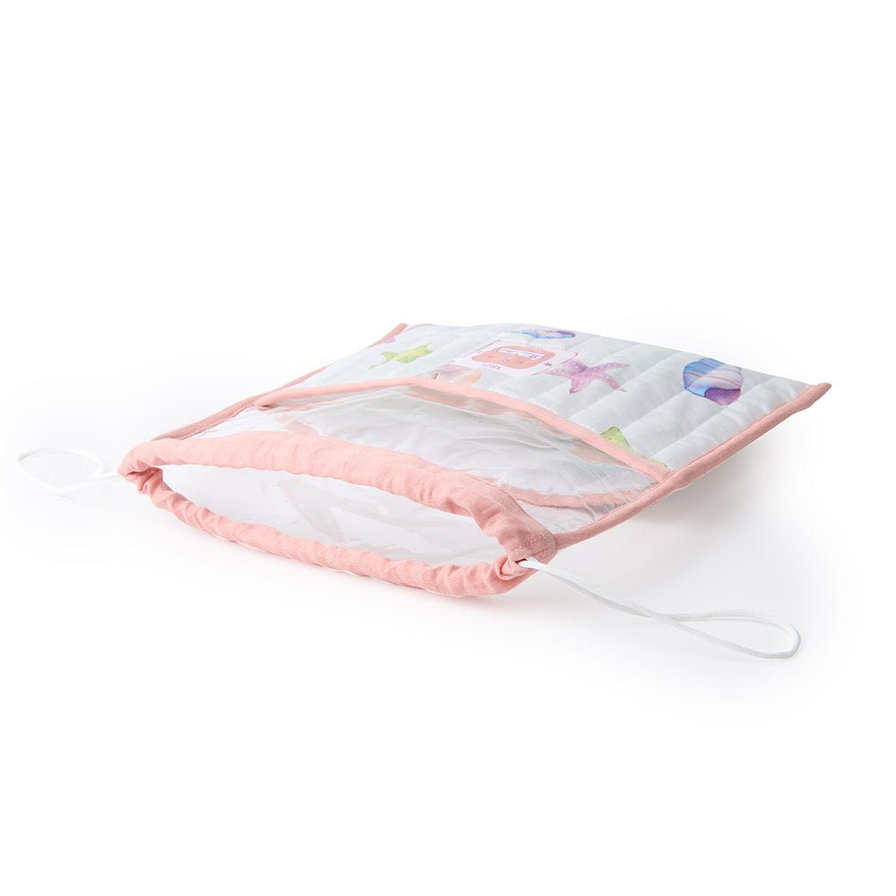 Fancy Fluff Organic Shoe Bag - Sea Fantasy - FF - SF - QSK - 04