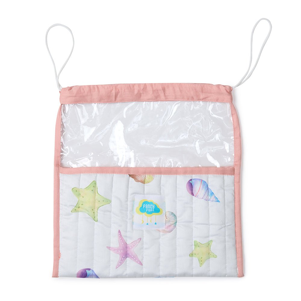 Fancy Fluff Organic Shoe Bag - Sea Fantasy - FF - SF - QSK - 04