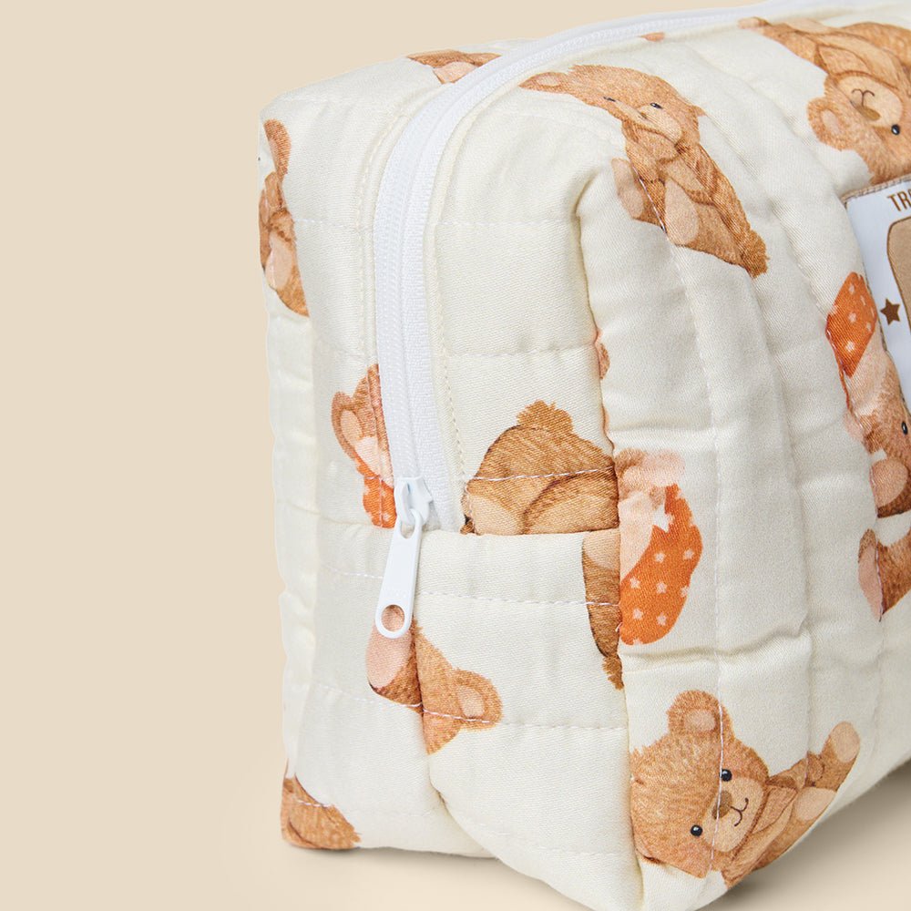 Fancy Fluff Organic Travel Kit - Cuddle Bear - FF - CB - QTK - 01