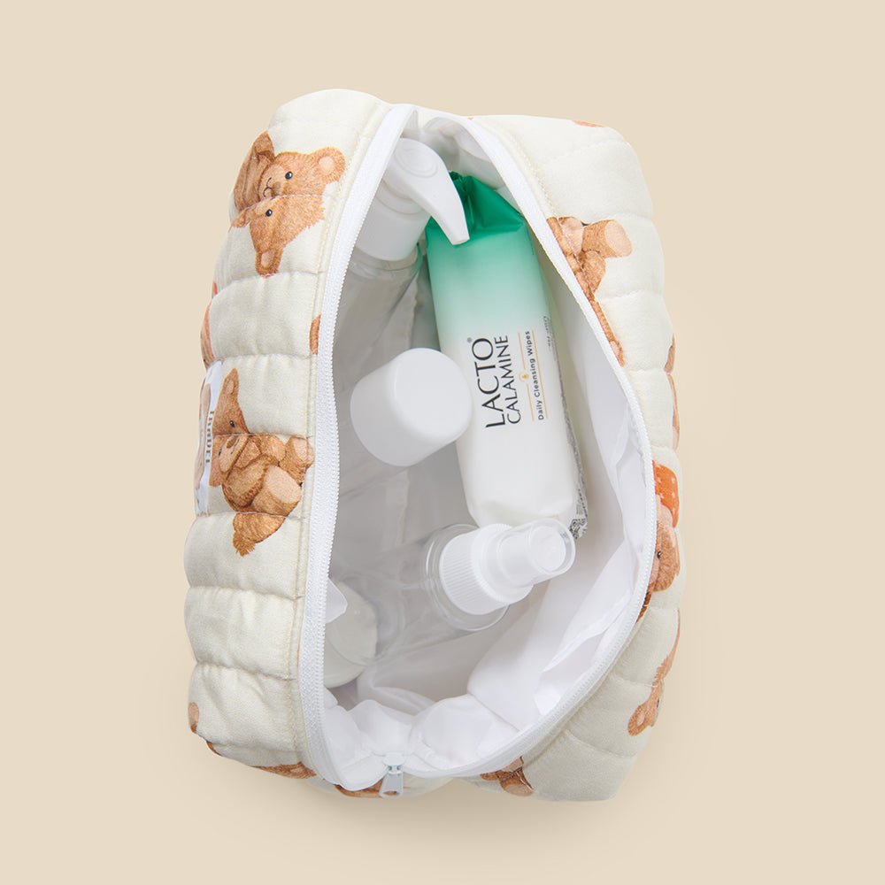 Fancy Fluff Organic Travel Kit - Cuddle Bear - FF - CB - QTK - 01