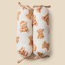 Fancy Fluff Set of 2 Organic Bolsters - Cuddle Bear - FF - CB - BOL - 01