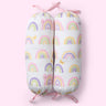 Fancy Fluff Set of 2 Organic Bolsters - Rainbow Derams - FF - RD - BOL - 02
