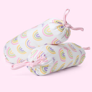 Fancy Fluff Set of 2 Organic Bolsters - Rainbow Derams - FF - RD - BOL - 02