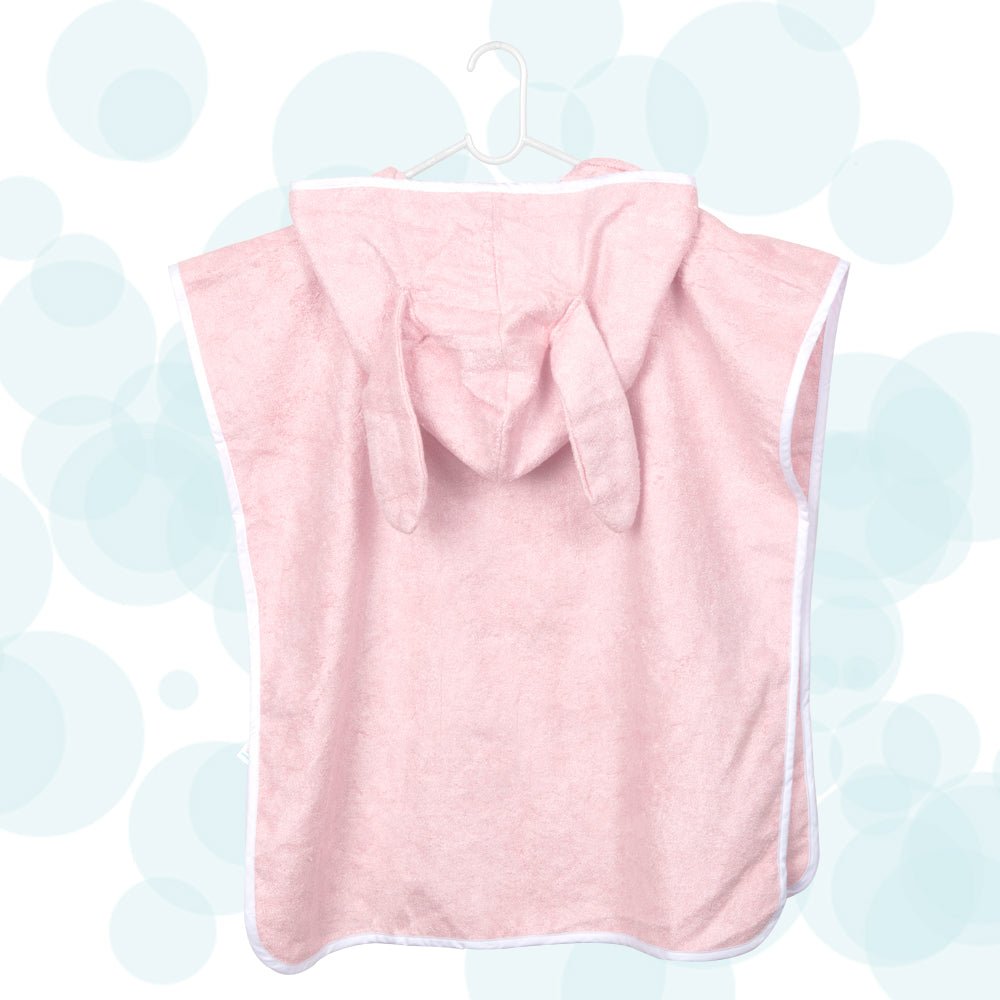 FancyFluff Bamboo Cotton Baby Poncho- Bunny - FF-BU-BHP-01