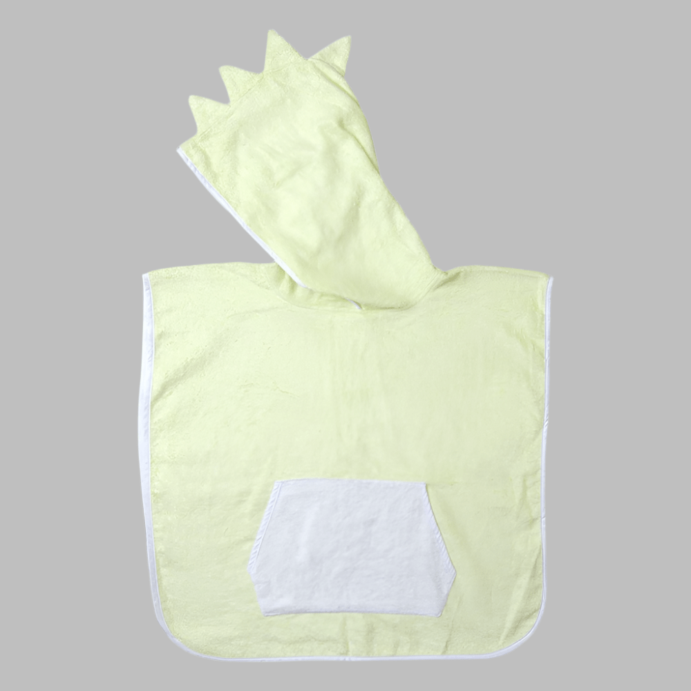 FancyFluff Bamboo Cotton Baby Poncho - Dino - FF - DN - BHP - 03