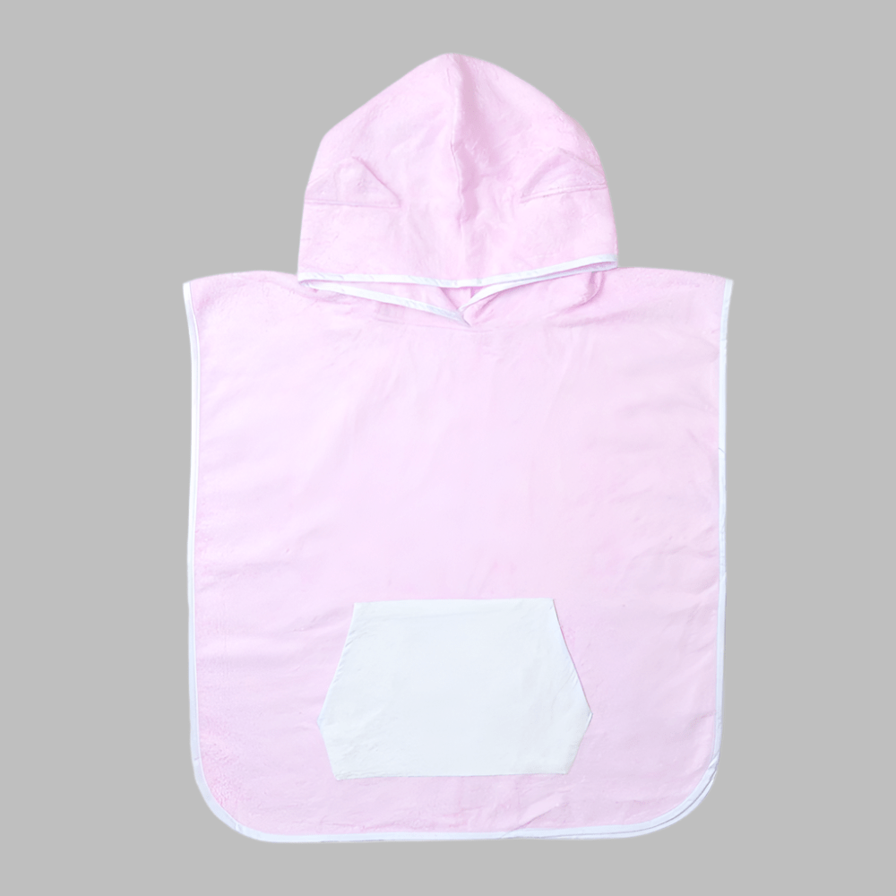 FancyFluff Bamboo Cotton Baby Poncho - Kitty - FF - KT - BHP - 04