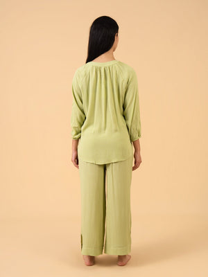 Feelin’ Sagey Maternity and Nursing Nightwear Set - Sage Maternity Nightwear Set