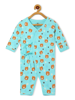 Feline Fighters Infant Romper (Jabla Style) - Infant Rompers - blue