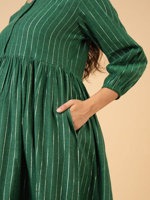 Fern Glow Maternity and Nursing Dress - S Maternity Casual Dress