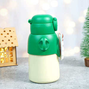 Festive Sheep Christmas themed Stainless Steel water bottle for Toddlers & Kids, 500ml - Back To School